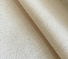 Calico 25m roll 100% Unbleached Calendered Cotton - 46 inch width (120cm)