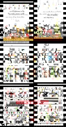 Christmas in Australia Panels by red Tractor Designs - DV3931