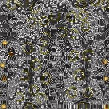 M&S Textiles Australia - Dancing Spirit Black