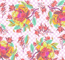 Tula Pink Untamed - Peony for your Thoughts - LUNAR