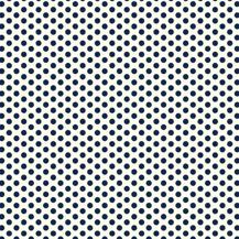 Polked Again - Navy & Cream