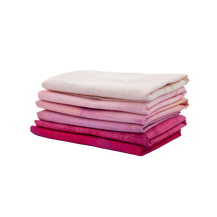 Moda - Grunge Basics Fat Quarters - Pink Haze - 6 Pack
