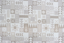 Riley Blake Printed Cotton - Retro Tiles Gray 112cm