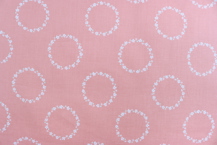 Riley Blake Printed Cotton - Daisy Rings Coral 112cm