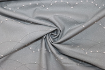 Riley Blake Printed Cotton - Hanging Lights Gray 112cm