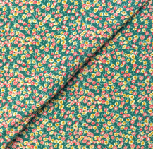 Floral Collection - 100% Cott 140Cm Width - Petite Green
