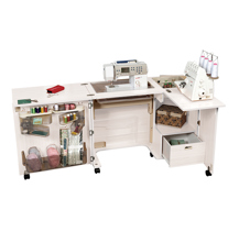 HORN Monarch MKIII Sewing Cabinet - White Ash (Flat Packed)