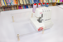 Custom Acrylic Overlocker Extension Table - CLEAR (36.5cm x 48cm)