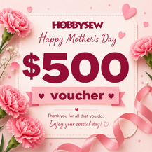 $500 Hobbysew Gift Voucher