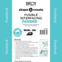 SHAPE TO CREATE I/F Padded Fusible 90cm - White
