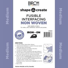 SHAPE TO CREATE I/F Non Woven Fusible Medium 90cm - Black
