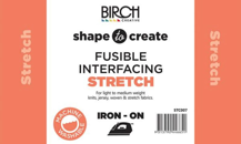 SHAPE TO CREATE I/F Stretch Fusible Soft 90cm - White