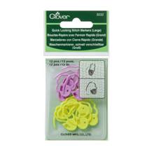 Clover Quick Locking Stitch Markers - Large
