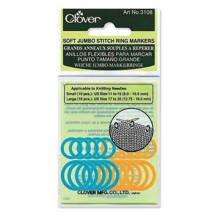 Clover Soft Jumbo Stitch Ring Markers