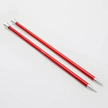 KnitPro - Zing Single Point Knitting Needles - Aluminium 35cm x 9.00mm
