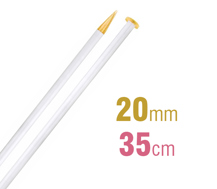 Addi Knitting Needle 35Cm X 20.00Mm - champagne/gold glitter