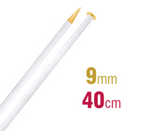 Addi Knitting Needle 40Cm X 9.00Mm - champagne/gold glitter