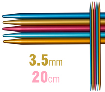 Addi Colibri Double-Pointed Needles 20CM X 3.50MM