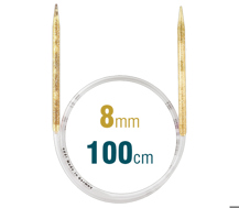 Addi Champagne Circular Knitting Needle 100CM X 8.00MM