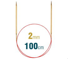 Addi Lace Circular Knitting Needles 100CM X 2.00MM