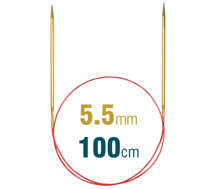 Addi Lace Circular Knitting Needles 100CM X 5.50MM