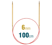 Addi Lace Circular Knitting Needles 100CM X 6.00MM