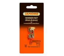 Janome Accessories - Hemmer Feet Set (4 mm & 6 mm hems)