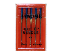 Janome accessories-Blue Tip Needle - Size 11 (for embroidery and light fabric)