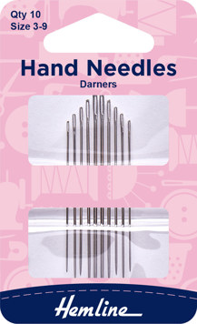 Hemline - Hand Needle Darner 10pk - size 3-9 