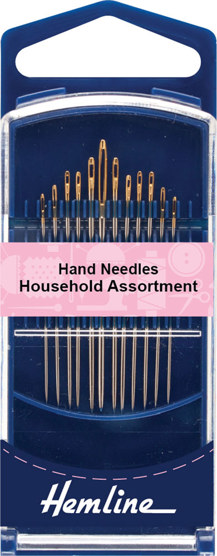 Hemline - Hand Needle - Household 12pk - assorted sizes
