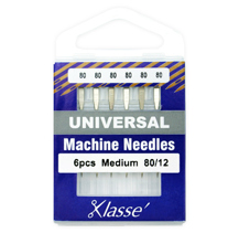 Klasse Machine Needle Universal Size 80/12 - 6 per cassette