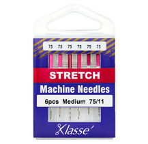 Klasse Machine Needle Stretch Size 75/11 - 6 per cassette