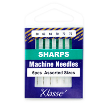 Klasse Machine Needle Sharp Mix 60/70 - 6 per cassette
