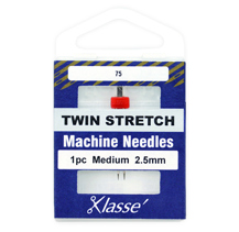 Klasse Machine Needle Twin-Stretch Size 75/2.5Mm - 1 per cassette