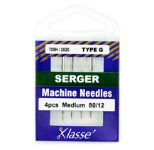 Klasse Machine Needle Serger Size 80/12 (170G) - 4 per cassette