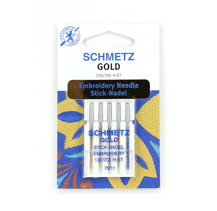 Schmetz Machine Needle - Embroidery Gold 5pc - Size 75/11