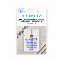 Schmetz - Machine Needle - Universal Twin Needle Size-2.0/80