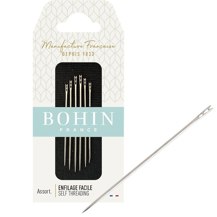 BOHIN - Hand Needle Self Theading Qty 6 - Size 3/8