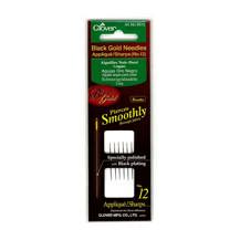 Clover Black Gold Needles Applique/ Sharps No.12