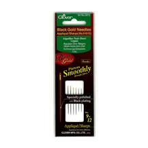 Clover Black Gold Needles Applique/ Sharps Assorted 