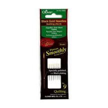 Clover Black Gold Needles Quilting No. 9