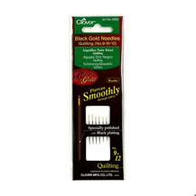Clover Black Needles Quilting Assorted 