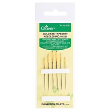 Clover Gold Eye Tapestry Needles No. 18-22