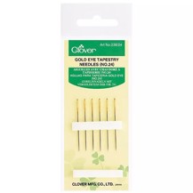 Clover Gold Eye Tapestry Needles No.24
