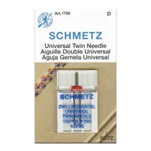 Schmetz Machine Needle - Twin Universal 1pc - Size 90/4.0mm