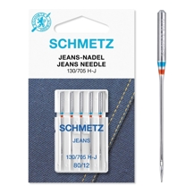 Schmetz Machine Needle - Jeans 5pc - Size 80/12
