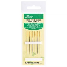 Clover Gold Eye Chenille Needles No.18
