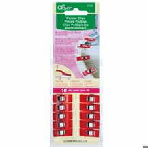 Clover Wonder Clips 10pcs - Red