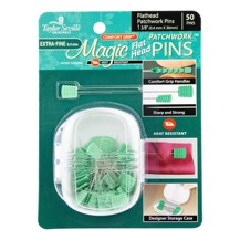 Taylor Seville - Magic Pins Flat Head Patchwork Extra Fine 50pcs (0.4mm x 36mm)
