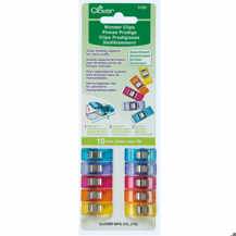 Clover Wonder Clips 10 pcs - Assorted